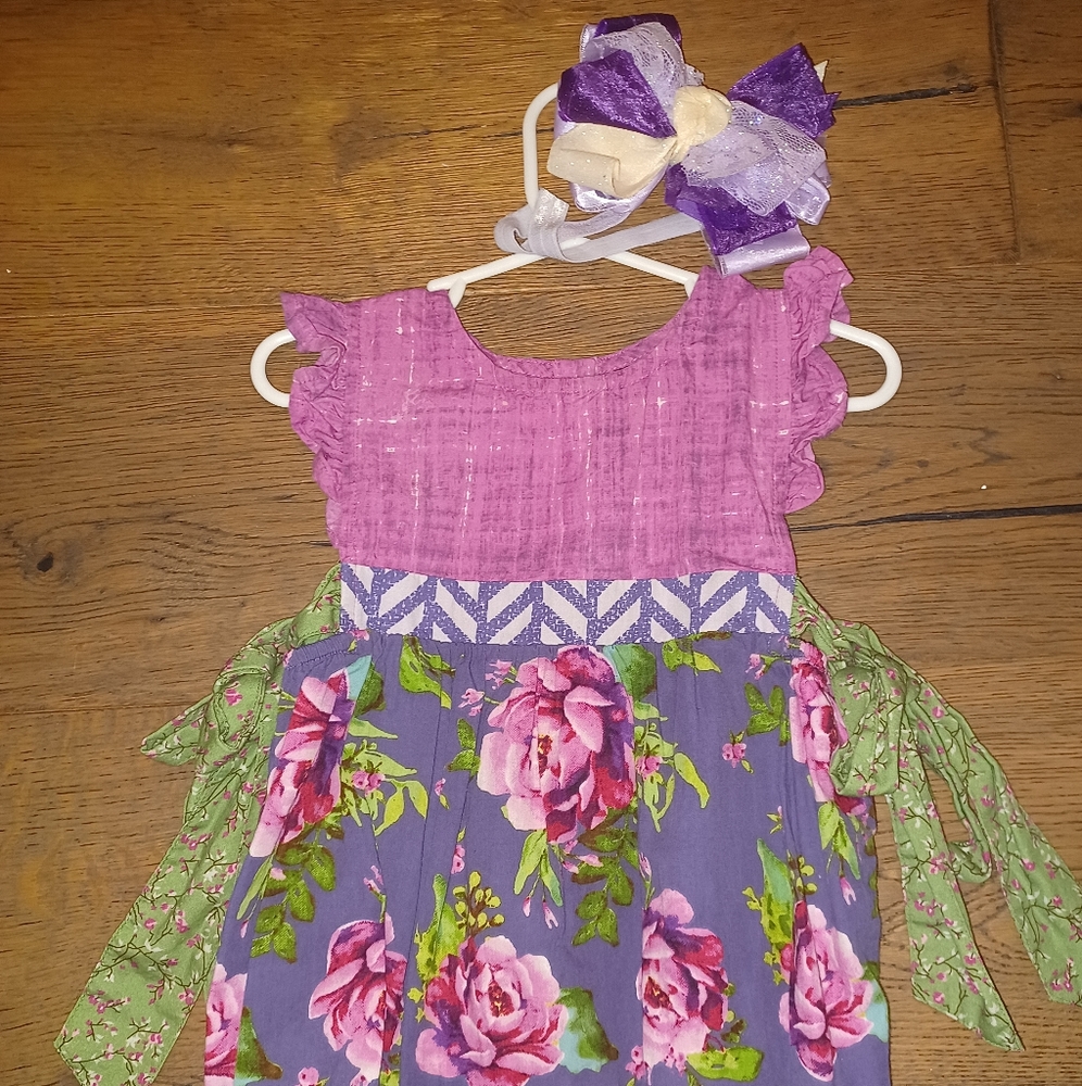 Bubble Romper and matching bow